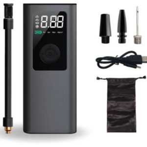 Compresseur d'air portable 3 en 1 Éclairage LED et Power Bank
